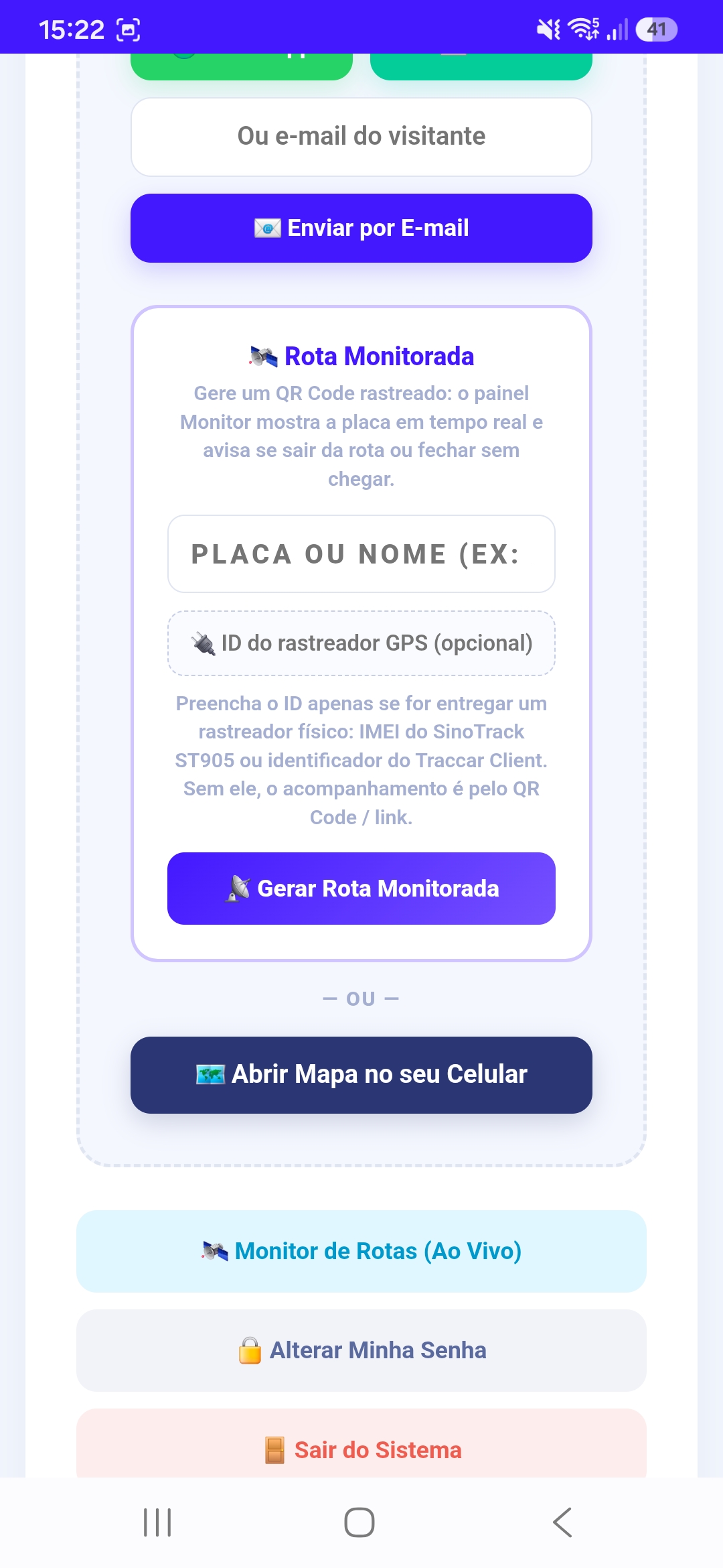 Foto 2: Rastreamento e Roteirização de Coordenadas por GPS